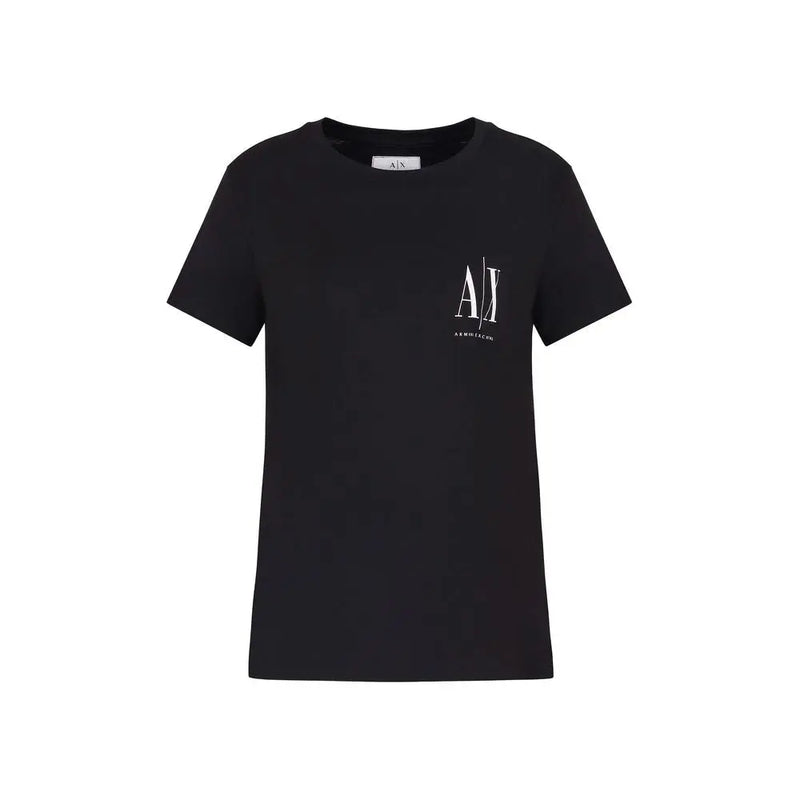 Black Cotton Tops & T-Shirt Armani Exchange