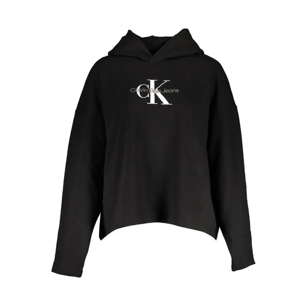 Black Cotton Women Sweater Calvin Klein