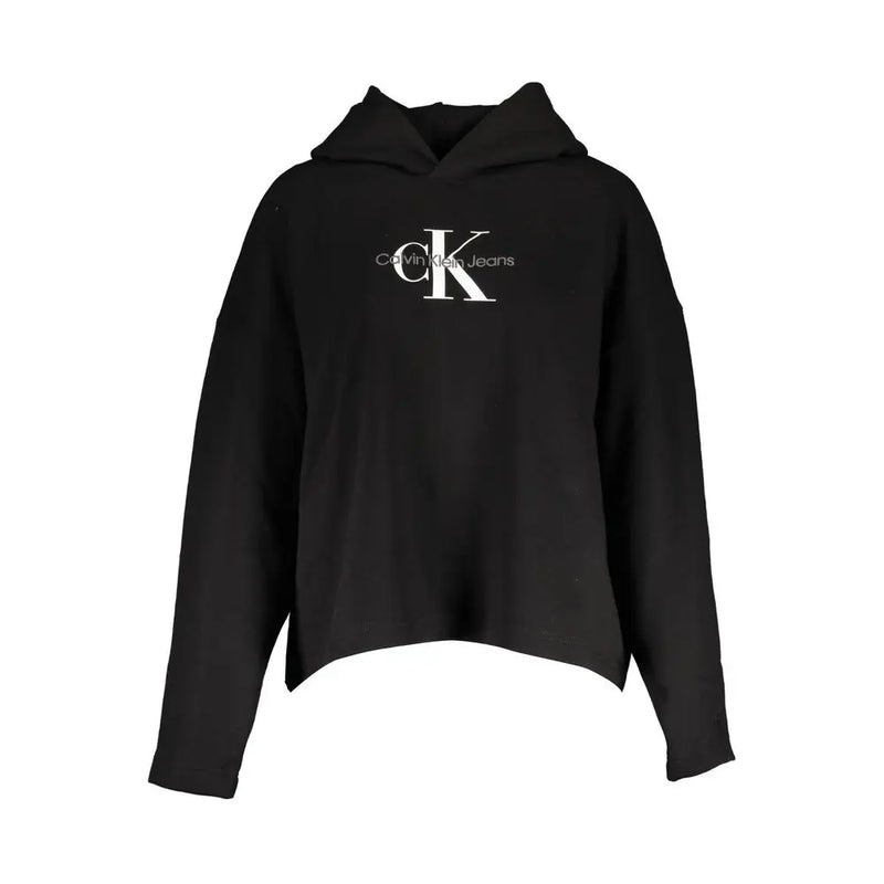 Black Cotton Women Sweater Calvin Klein