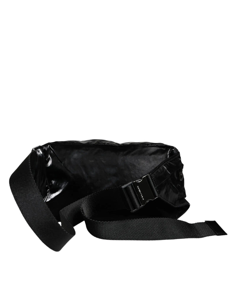 Black Nylon Fabric Belt Waist Fanny Pack Bag Dolce & Gabbana