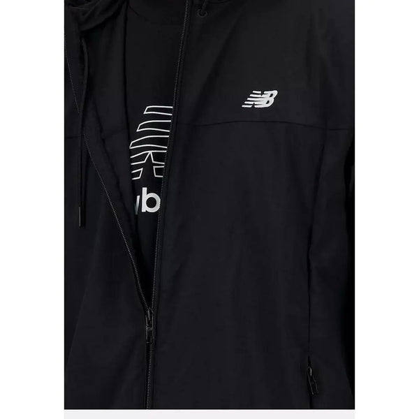 Black Polyamide Jacket New Balance