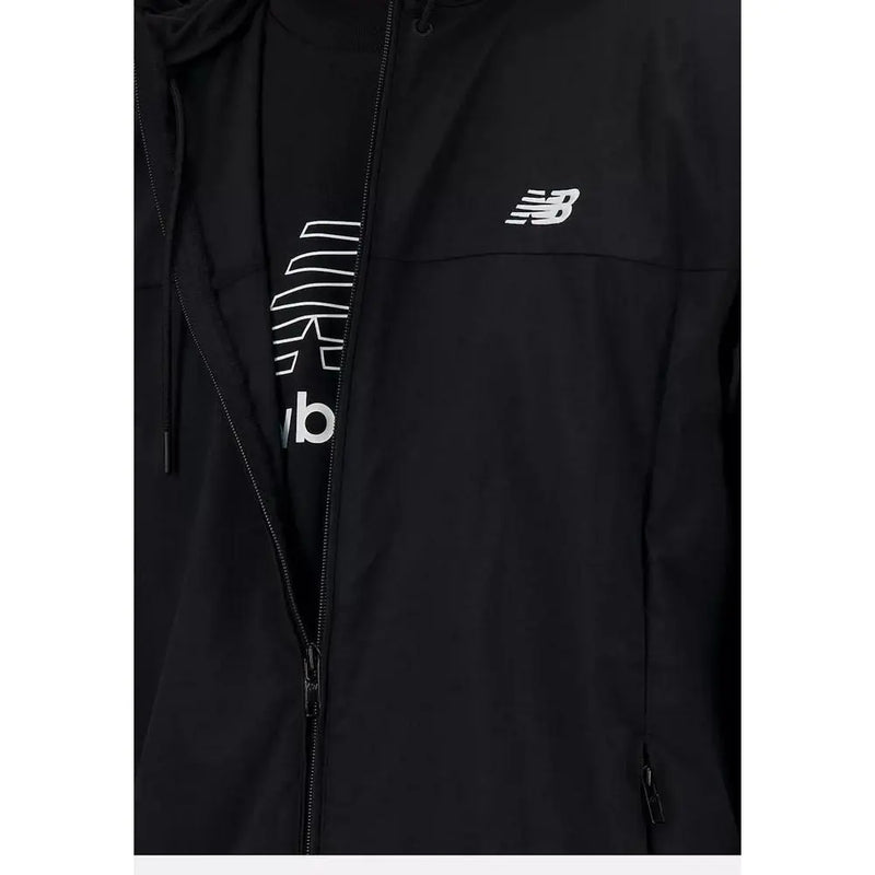 Black Polyamide Jacket New Balance