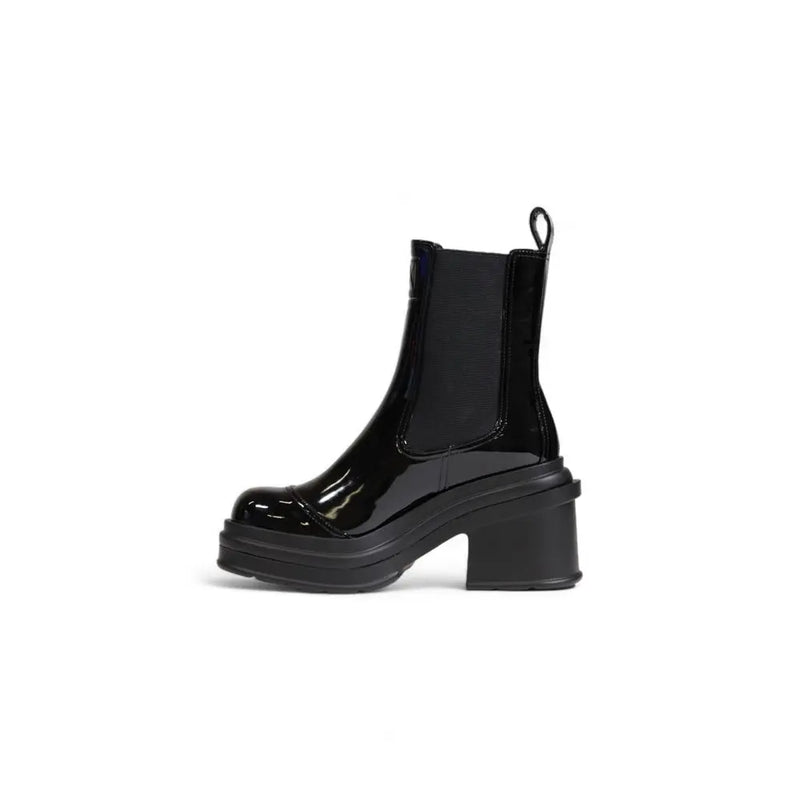 Black Polyester Boot Armani Exchange