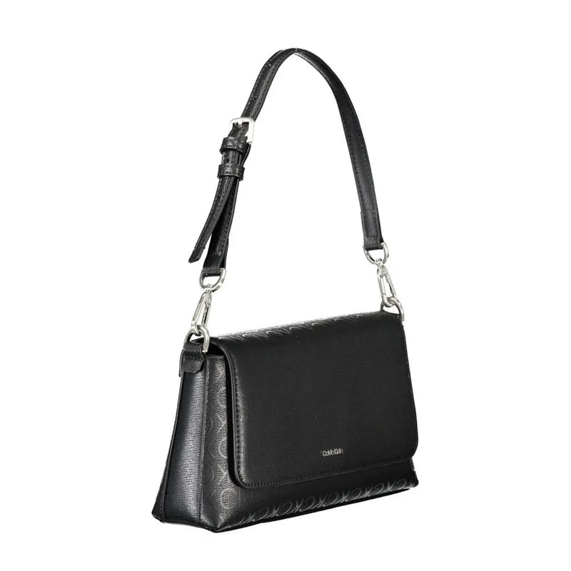 Black Polyester Handbag Calvin Klein