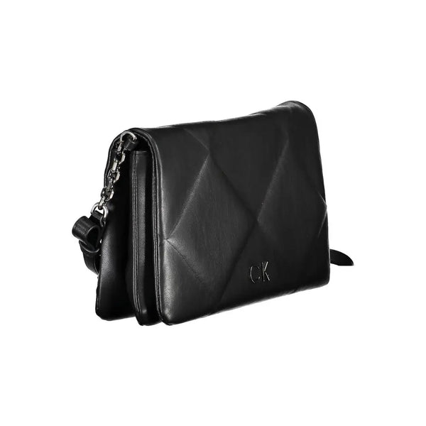 Black Polyester Handbag Calvin Klein