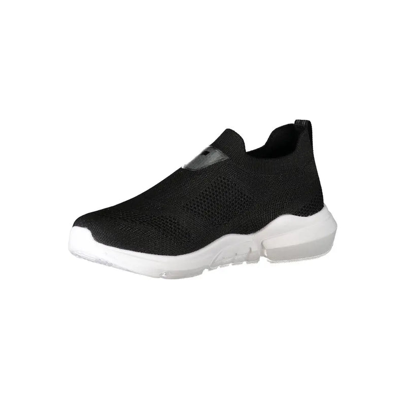 Black Polyester Sneaker Gas