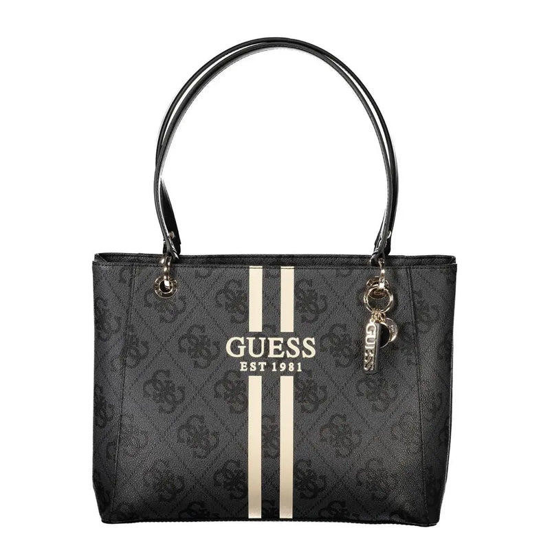 Black Polyethylene Women Handbag Guess Jeans