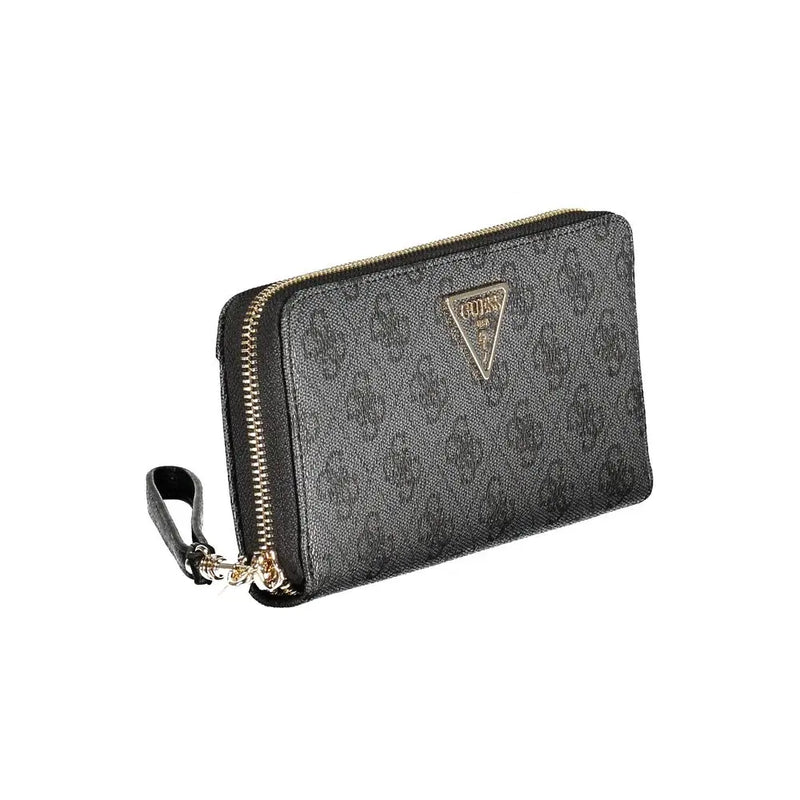 Black Polyethylene Women Wallet Guess Jeans