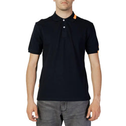 Blue Cotton Polo Shirt Suns