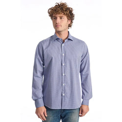 Blue Cotton Shirt Baldinini Trend