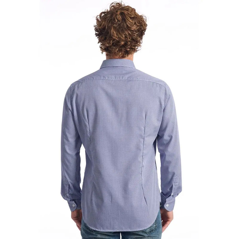 Blue Cotton Shirt Baldinini Trend