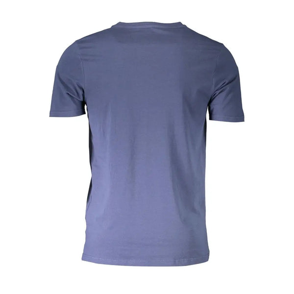 Blue Cotton T-Shirt Aeronautica Militare