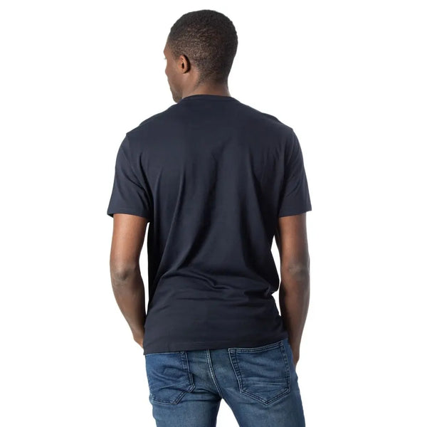 Blue Cotton T-Shirt Armani Exchange