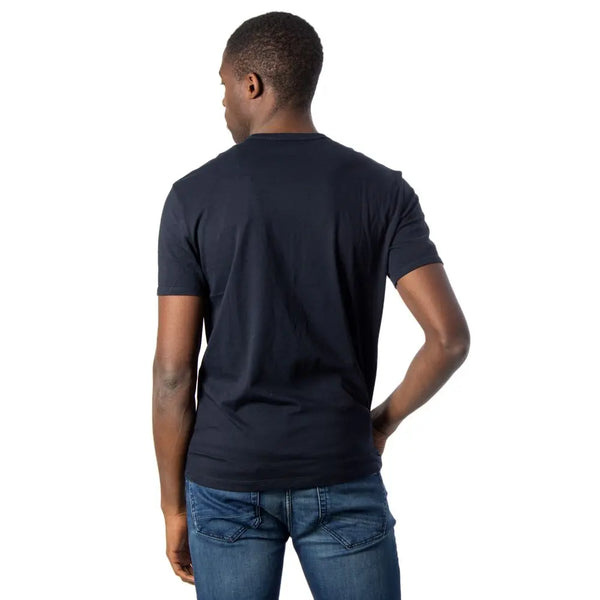 Blue Cotton T-Shirt Armani Exchange