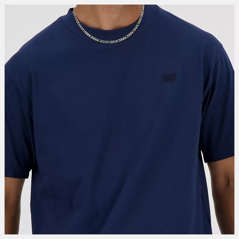 Blue Cotton T-Shirt New Balance