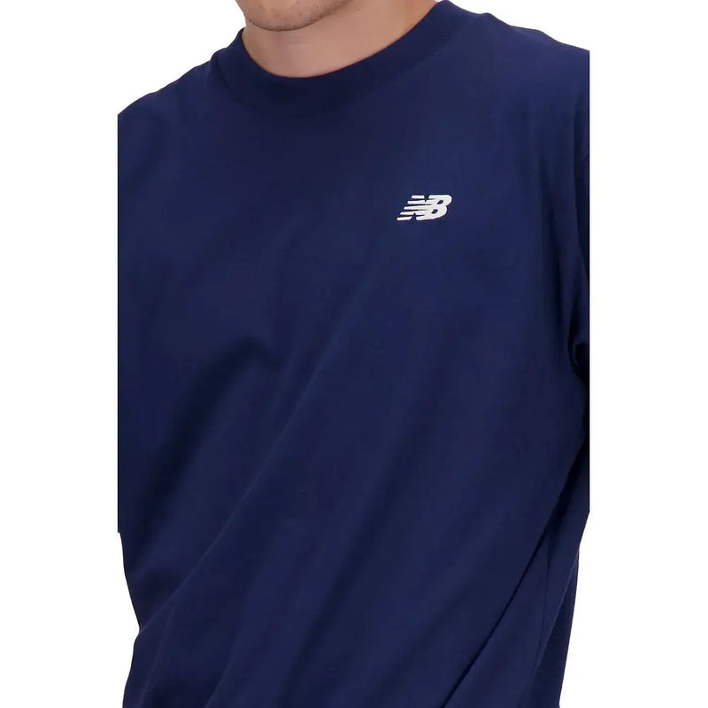 Blue Cotton T-Shirt New Balance