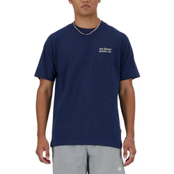 Blue Cotton T-Shirt New Balance