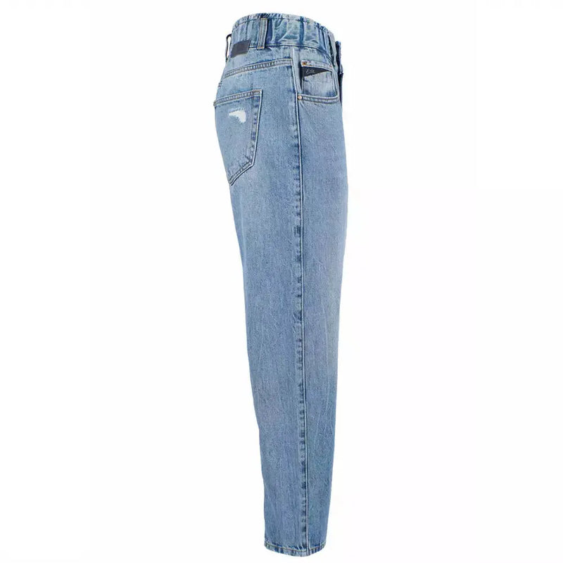 Blue Cotton Women's Jean Yes Zee