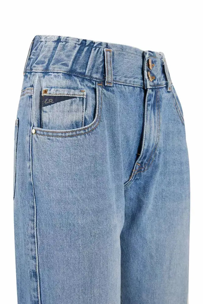 Blue Cotton Women's Jean Yes Zee