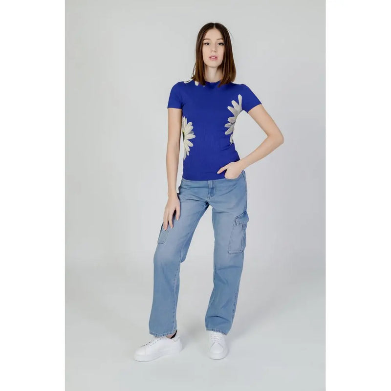 Blue Viscose Tops & T-Shirt Desigual