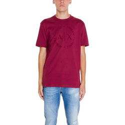 Bordeaux Cotton T-Shirt Armani Exchange