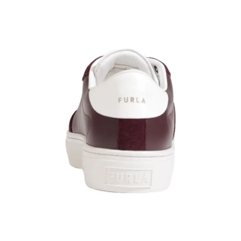 Bordeaux Leather Sneaker Furla