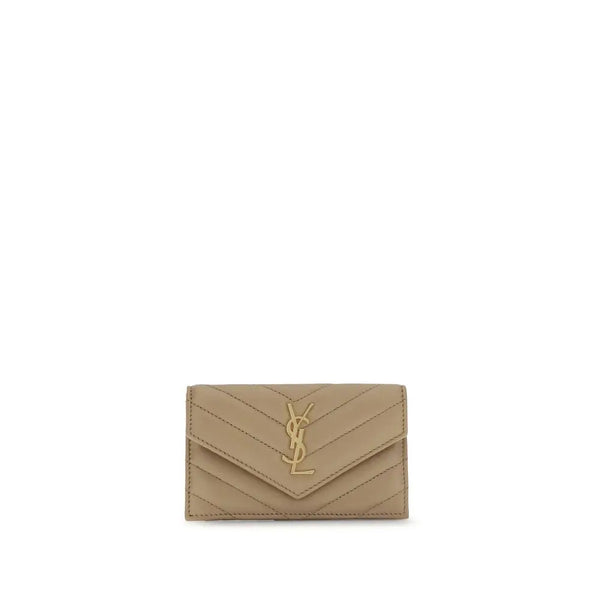 Cassandre Matelassé Card Holder Saint Laurent