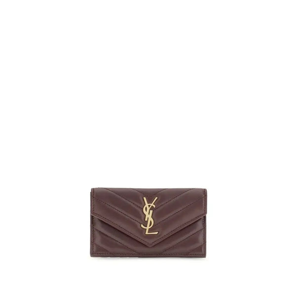 Cassandre Matelassé Card Holder Saint Laurent