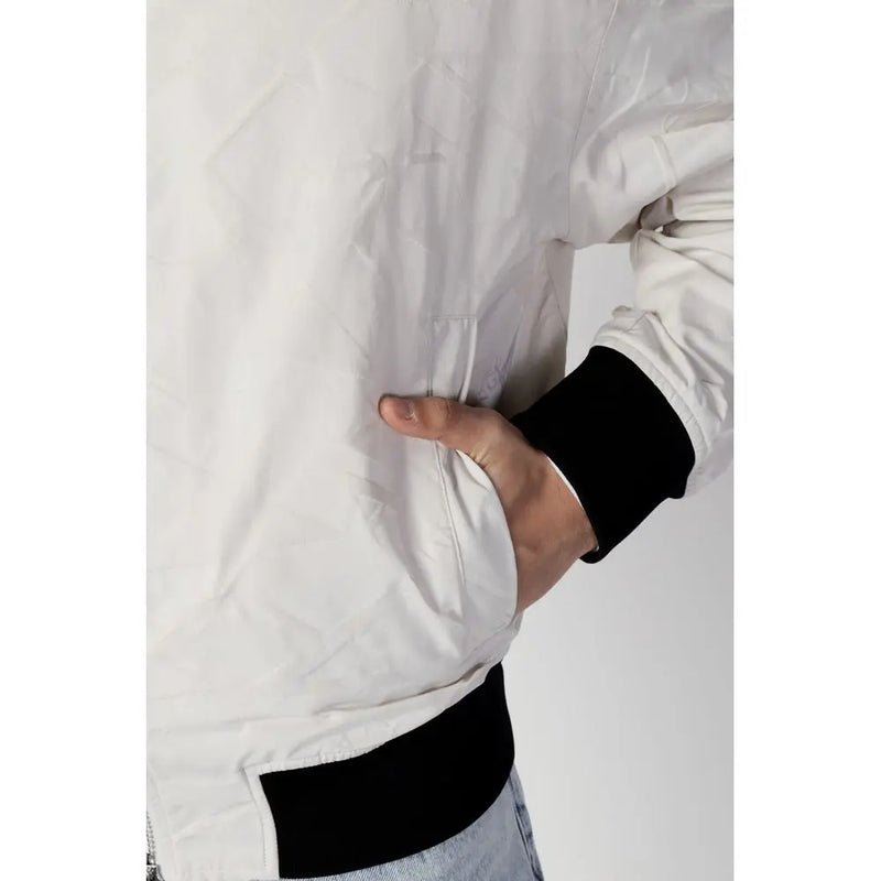 Cream Polyester Jacket Armani Exchange