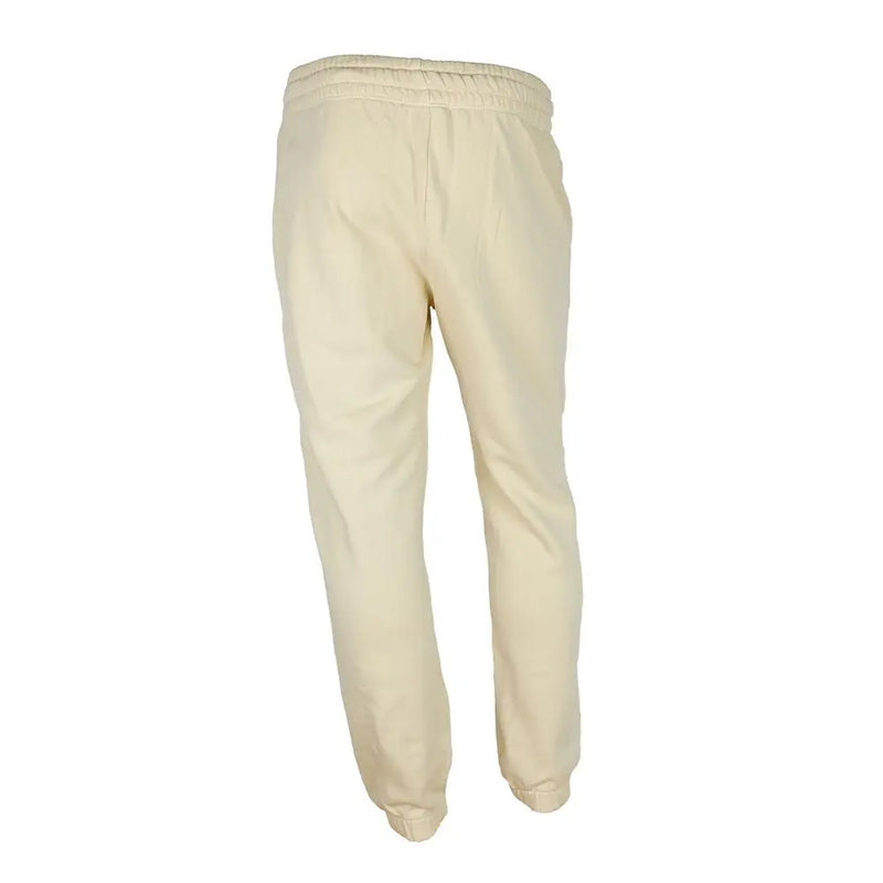 Elegant Beige Cotton Tracksuit Trousers Diego Venturino