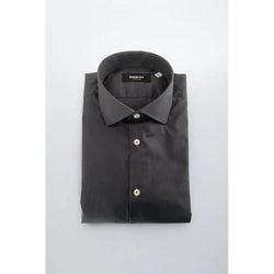 Gray Cotton Shirt Baldinini Trend