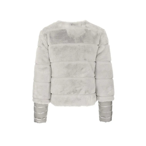 Gray Polyester Jackets & Coat Maison Espin