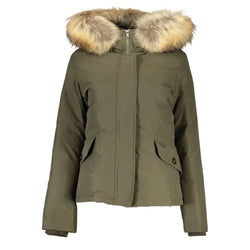 Green Cotton Jackets & Coat Woolrich