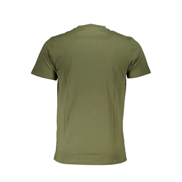 Green Cotton T-Shirt Cavalli Class