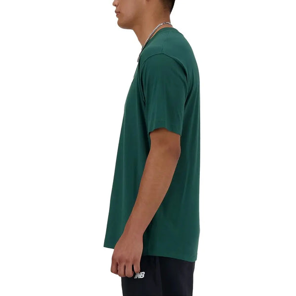 Green Cotton T-Shirt New Balance