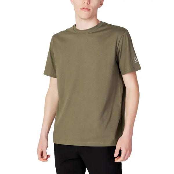 Green Cotton T-Shirt Suns