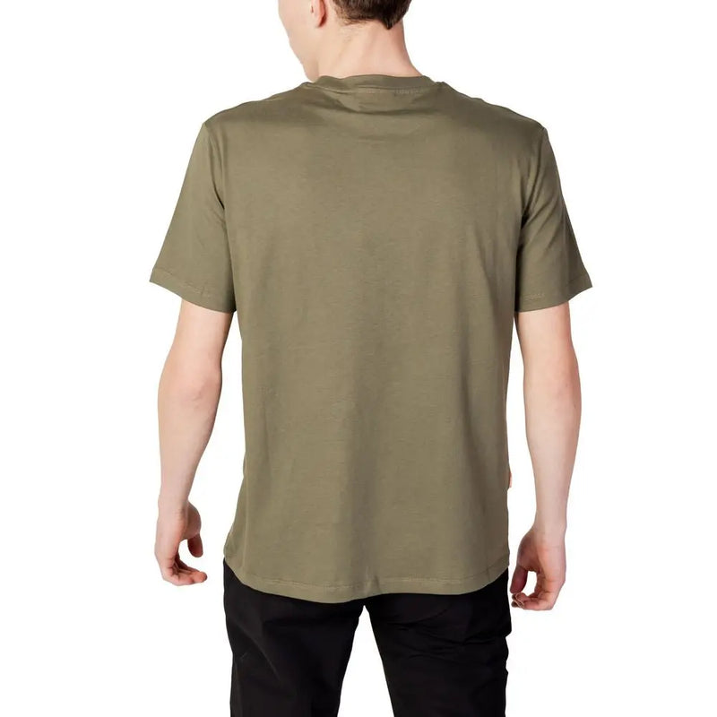 Green Cotton T-Shirt Suns