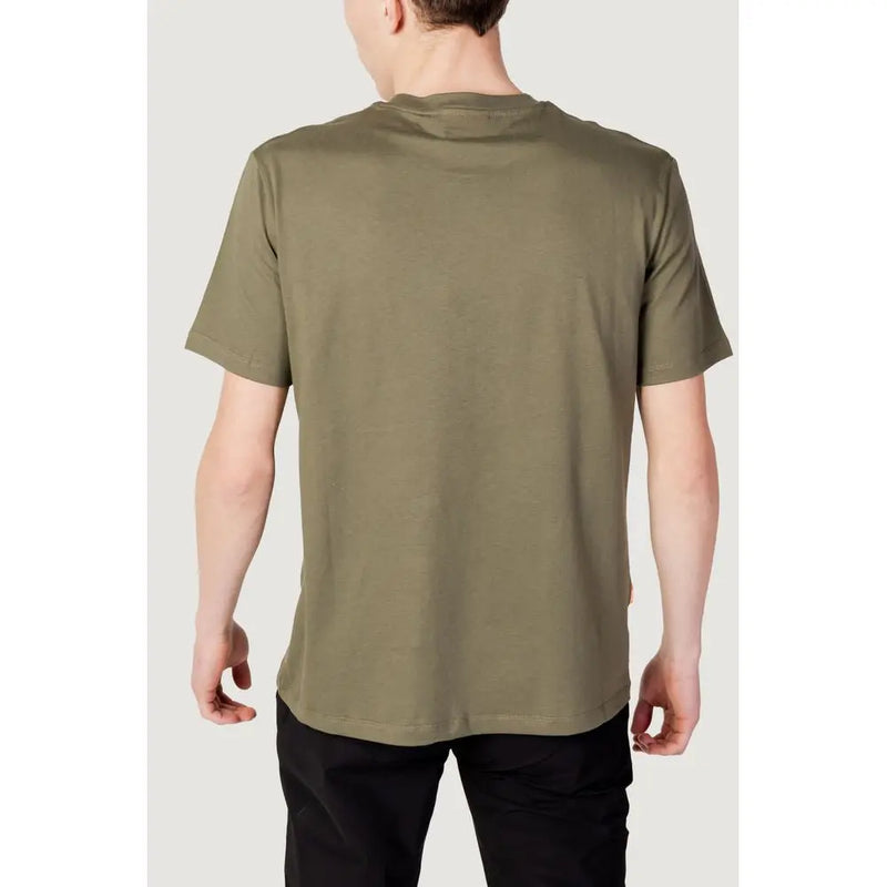 Green Cotton T-Shirt Suns