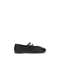 Leather Ballerinas Prada