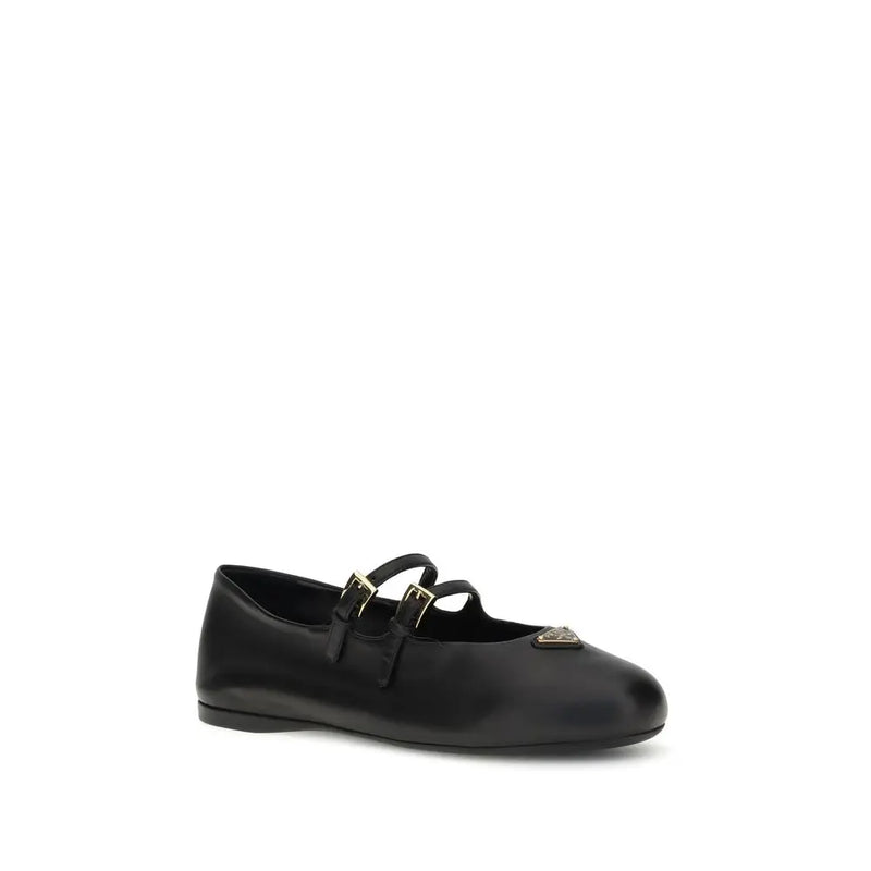 Leather Ballerinas Prada