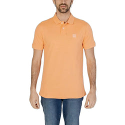 Orange Cotton Polo Shirt Hugo Boss