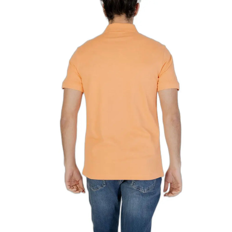 Orange Cotton Polo Shirt Hugo Boss