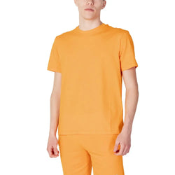 Orange Cotton T-Shirt Suns