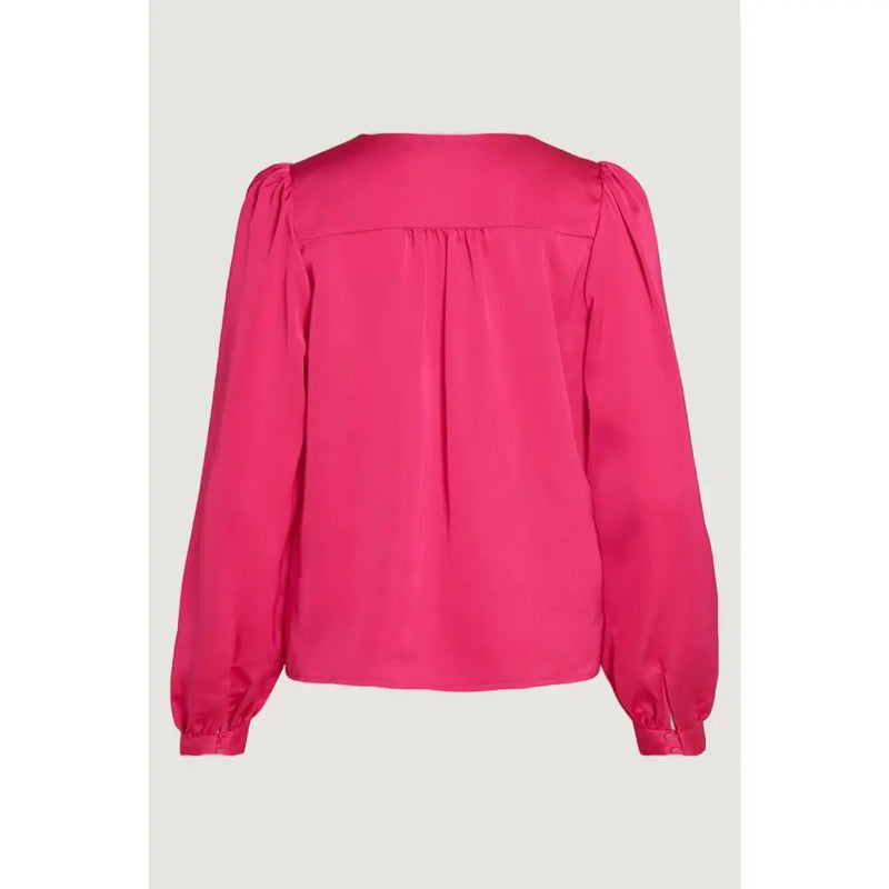 Pink Polyester Shirt Vila Clothes