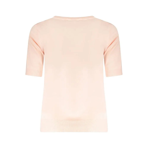 Pink Viscose Sweater Guess Jeans