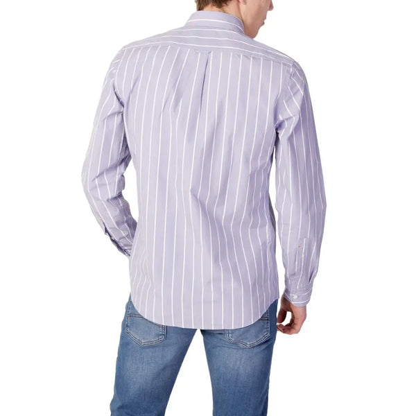 Purple Cotton Shirt Hugo Boss