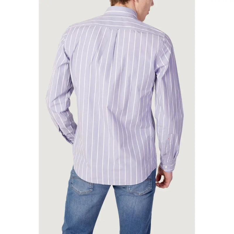 Purple Cotton Shirt Hugo Boss