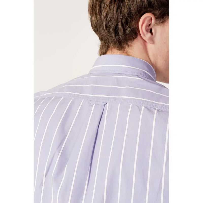 Purple Cotton Shirt Hugo Boss