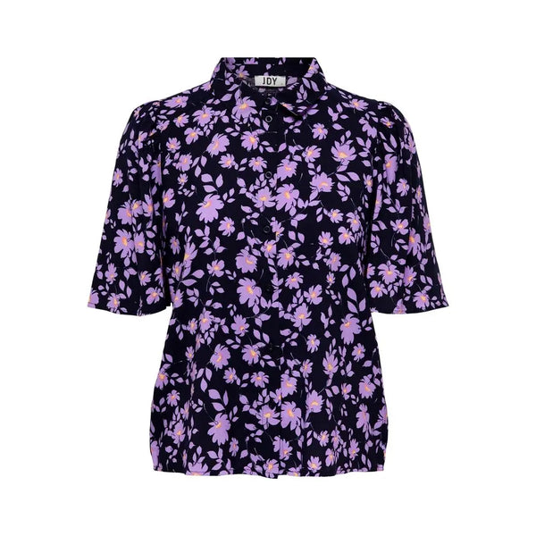 Purple Viscose Shirt Jacqueline De Yong