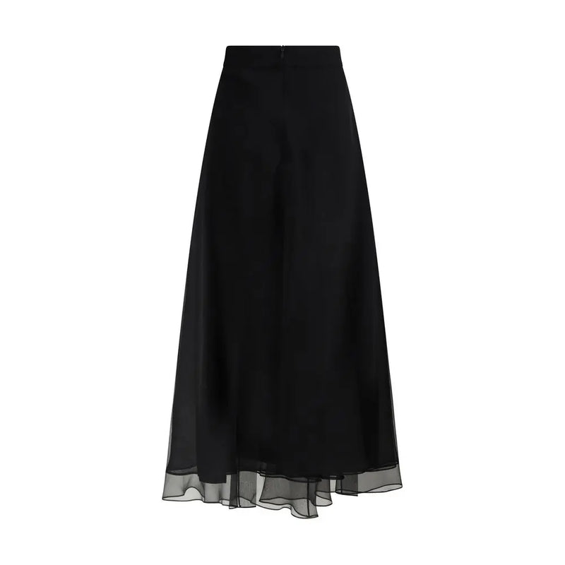 Silk crêpe midi Skirt Brunello Cucinelli